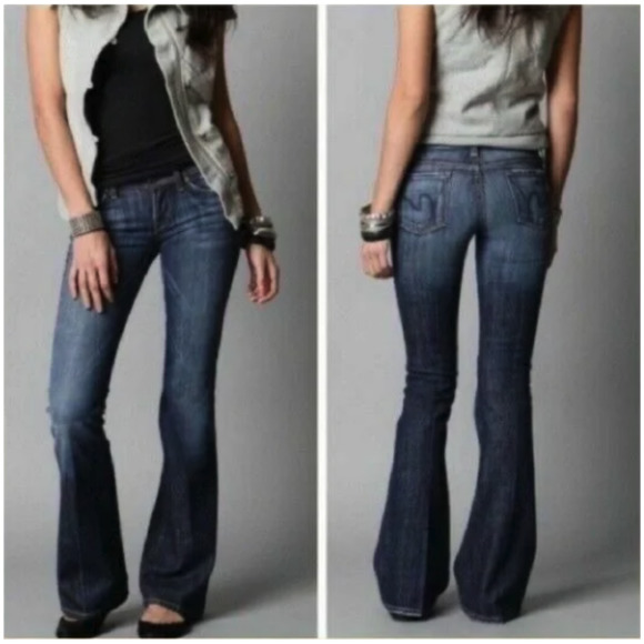 Citizens of Humanity Margo Low Waist Bootcut Denim Jeans Riviera Size 27 - Picture 1 of 12